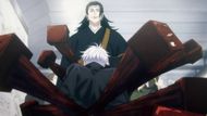 Kenjaku and Gojo, as seen in the anime (Image Credit: Studio MAPPA)
